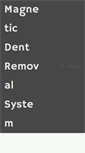 Mobile Screenshot of magneticdentremovalsystem.com